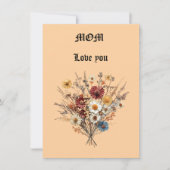 Muttertagskarte (Vorderseite)