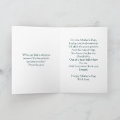 Muttertagskarte Antike Rose Karte (Innenseite)