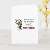 Muttertagskarte Antike Rose Karte (Gelbe Blume)