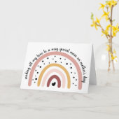 Muttertagskarte - Besondere Mama Karte (Gelbe Blume)