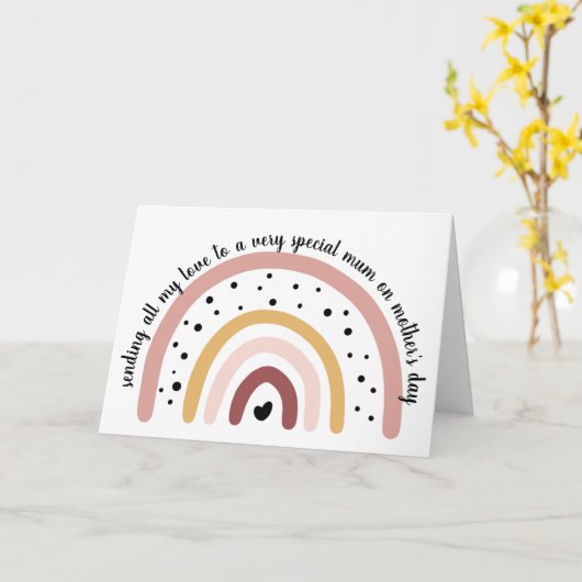 Muttertagskarte - besondere Mutter Karte (Gelbe Blume)