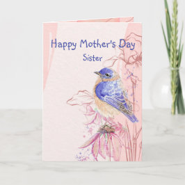 Muttertagskarte Bluebird Garden Bird Card Karte