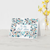 Muttertagskarte Bluegreen Karte (Gelbe Blume)