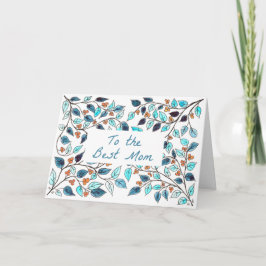 Muttertagskarte Bluegreen Karte