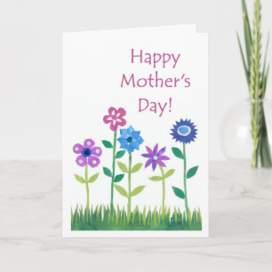 Muttertagskarte - Blume Power Karte