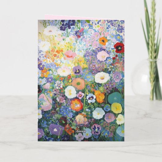 Muttertagskarte Dankeskarte (Rückseite)