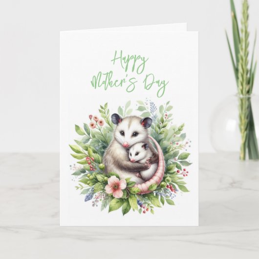 Muttertagskarte Dankeskarte (Vorderseite)