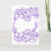 Muttertagskarte Dankeskarte (Rückseite)