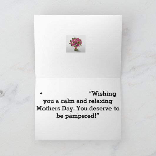 Muttertagskarte Dankeskarte (Innenseite)