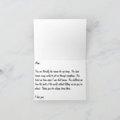 Muttertagskarte Dankeskarte (Innenseite)