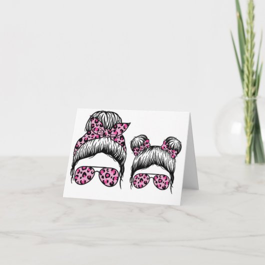 Muttertagskarte Dankeskarte (Vorderseite)