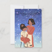 Muttertagskarte Dankeskarte (Vorderseite)