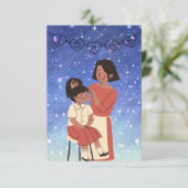 Muttertagskarte Dankeskarte (Stehend Vorderseite)