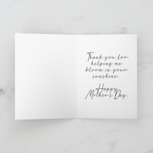 Muttertagskarte Dankeskarte (Innenseite)