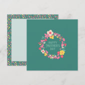 Muttertagskarte Dankeskarte (Vorne/Hinten)