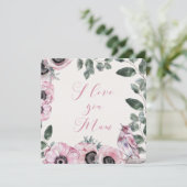 Muttertagskarte Dankeskarte (Stehend Vorderseite)