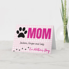 Muttertagskarte der Haustiere Karte