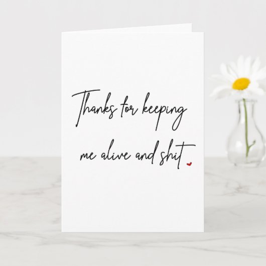 Muttertagskarte der lustigen Mütter Tageskarte Karte (Kleine Pflanze)