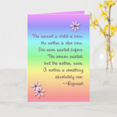 Muttertagskarte der Mutter Karte (Gelbe Blume)