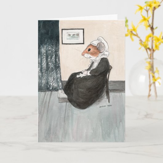 Muttertagskarte der Pfeiferin Karte (Gelbe Blume)