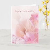 Muttertagskarte der rosa Peonies Karte (Gelbe Blume)