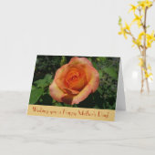 Muttertagskarte der Rose ablegen Karte (Gelbe Blume)