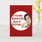 Muttertagskarte der rückwärtsgewandten Hausfrau Karte (Gelbe Blume)