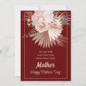 Muttertagskarte der rustikalen Flora - Zusammenblü Feiertagskarte (Vorderseite)