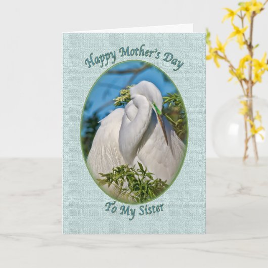 Muttertagskarte der Schwester Karte (Gelbe Blume)