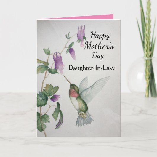 Muttertagskarte der Schwiegermutter Karte (Vorderseite)