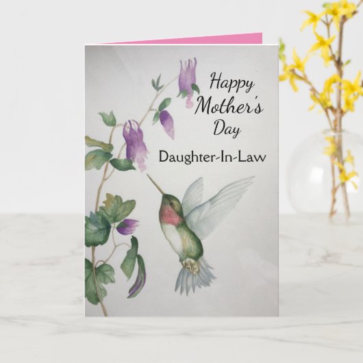 Muttertagskarte der Schwiegermutter Karte (Gelbe Blume)