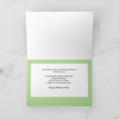 Muttertagskarte der Schwiegermutter mit Blume Karte (Innenseite)