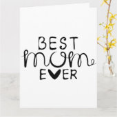 Muttertagskarte der Sonne: Supermutter Edition Karte (Gelbe Blume)