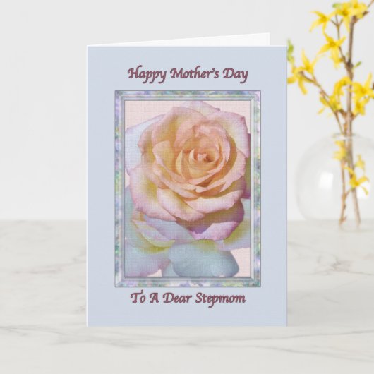 Muttertagskarte der Stepmutter Karte (Gelbe Blume)