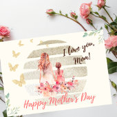 Muttertagskarte des Herzens Dankeskarte