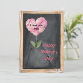 Muttertagskarte des Kindes Feiertagskarte (Stehend Vorderseite)