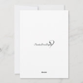 Muttertagskarte des Kindes Feiertagskarte (Rückseite)