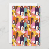 Muttertagskarte Einladung (Vorne/Hinten)