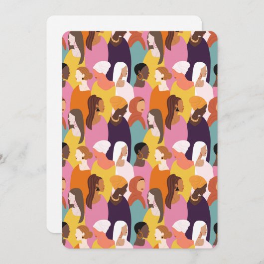 Muttertagskarte Einladung (Vorne/Hinten)