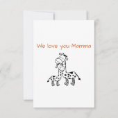 Muttertagskarte Einladung (Vorderseite)