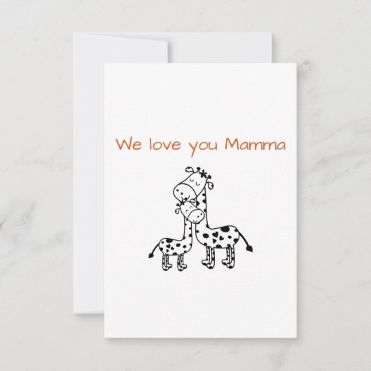 Muttertagskarte Einladung (Vorderseite)