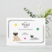 Muttertagskarte Einladung (Stehend Vorderseite)