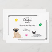 Muttertagskarte Einladung (Vorne/Hinten)