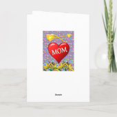 Muttertagskarte Feiertagskarte (Rückseite)