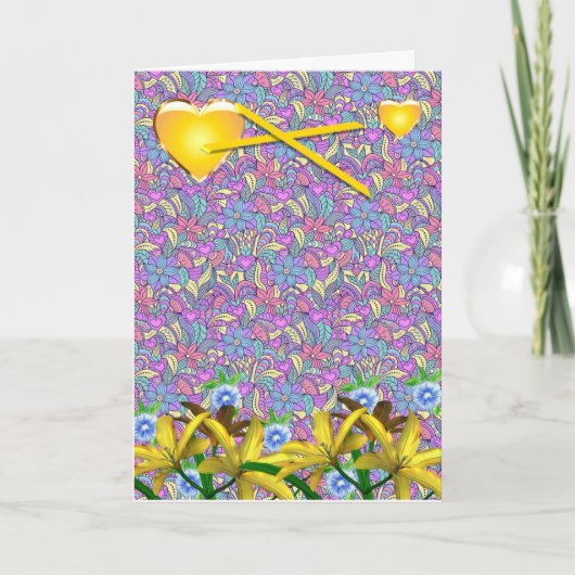 Muttertagskarte Feiertagskarte (Vorderseite)