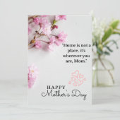 Muttertagskarte Feiertagskarte (Stehend Vorderseite)