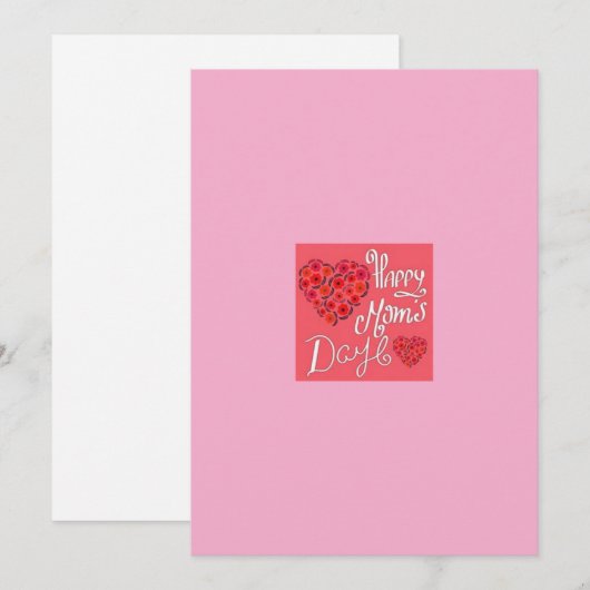 Muttertagskarte Feiertagskarte (Vorne/Hinten)