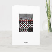 Muttertagskarte Feiertagskarte (Rückseite)