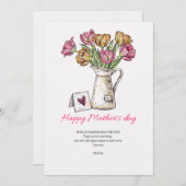 Muttertagskarte Feiertagskarte (Vorne/Hinten)