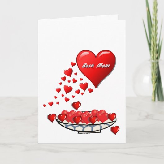 Muttertagskarte Feiertagskarte (Vorderseite)